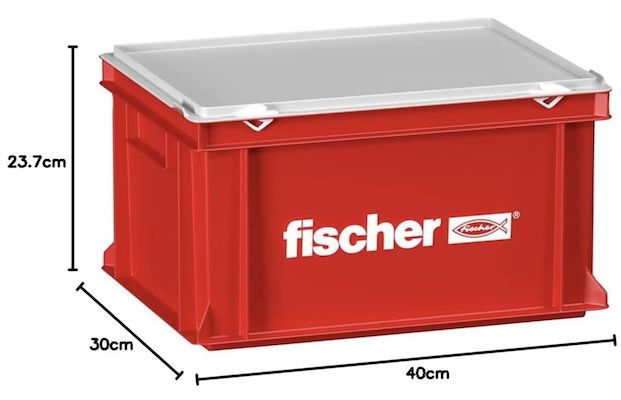 🛠️ fischer Handwerkerkoffer mit 400 x 300 x 237 mm ab 14,41€ (statt 29€)