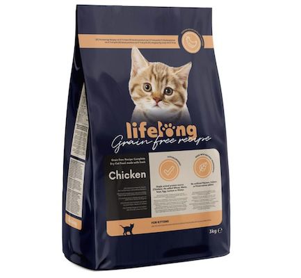 3kg Lifelong Junior Katzenfutter für 9,77€ (statt 17€)