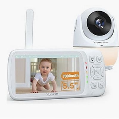 Yonvim 2K Babyphone mit 5.5″ UHD für 59,99€ (statt 126€)