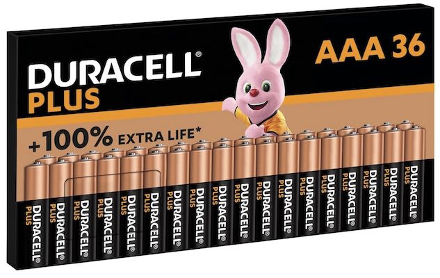 🔋 36x Duracell Plus AAA Batterien ab 25,83€ (statt 32€)