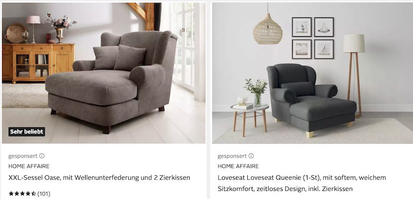 OTTO: 20% extra auf exklusive Living Brands z.B. XXL Sessel Oase für 599,94€ (statt 780€)