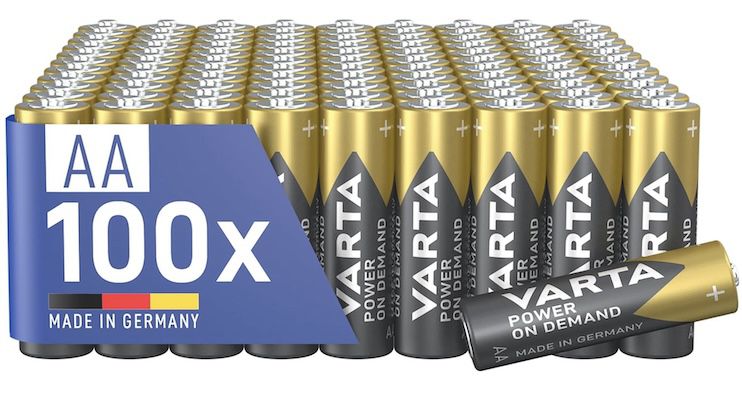 100x VARTA Power on Demand AA Batterien für 29,99€ (statt 40€)