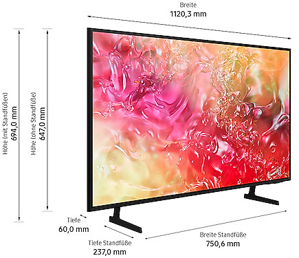 SAMSUNG 4K UHD SMART TV 50 Fernseher GU50DU7170U für 449,10€ (statt 528€)