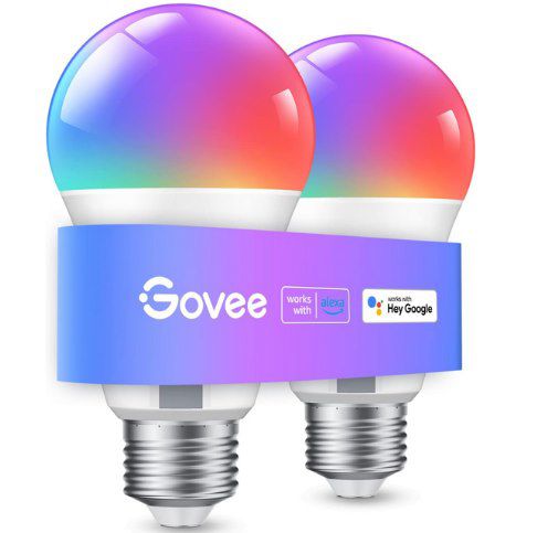 💡 2er Pack Govee Smarte LED Glühbirne, E27 für 11,99€ (statt 20€)