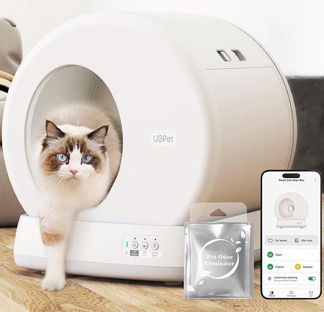 UBPET C10 selbstreinigendes Katzenklo mit App Steuerung für 251,40€ (statt 340€)