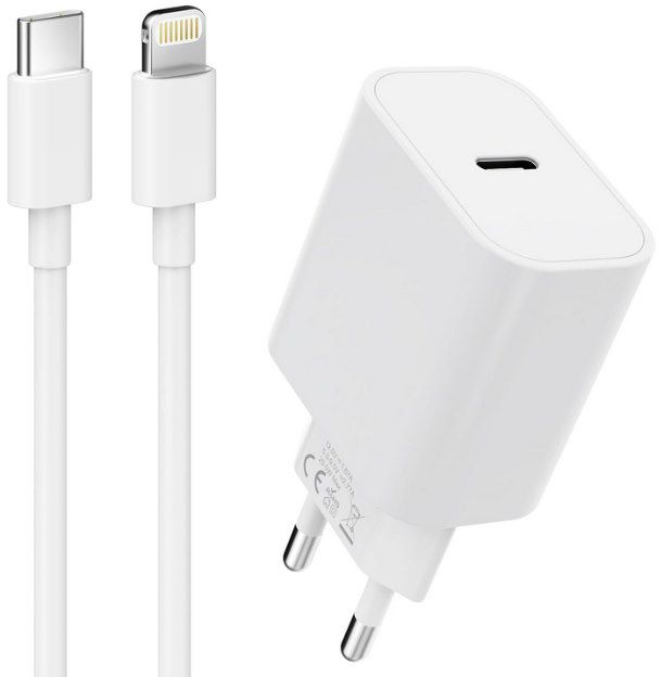 VINFFS 25W USB C Adapter mit 2m Lightning Kabel für 4,99€ (statt 9€)