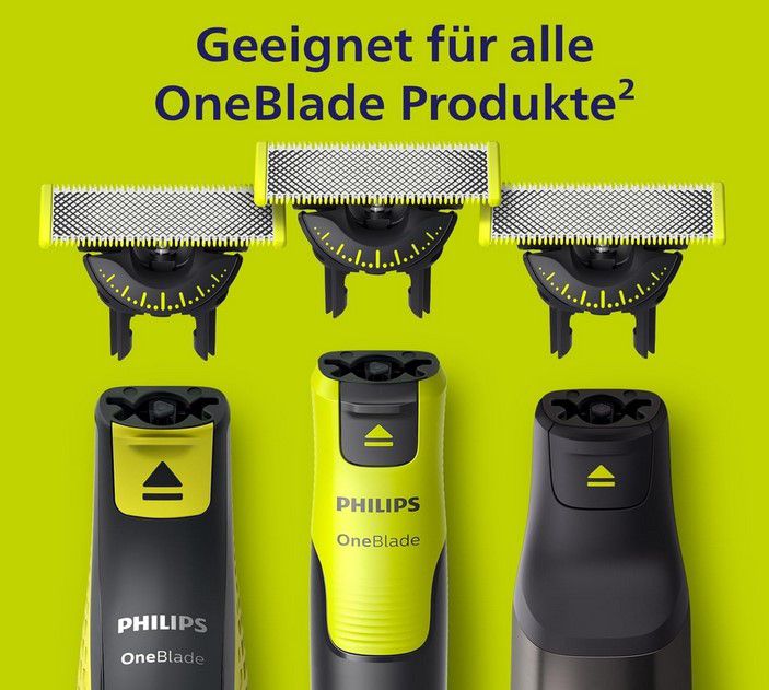 Philips OneBlade QP624/50 Doppel Pack 360 Klingen + Trimmer für 20,50€ (statt 30€)