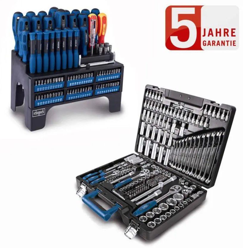 Scheppach TB217 Werkzeugkoffer + Schraubendreher Set 317 Teile für 109,99€ (statt 149€)