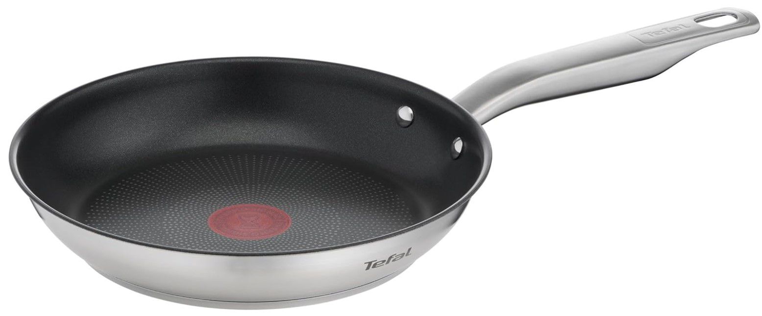 Tefal E49104 Virtuoso 24cm beschichtete Edelstahlpfanne für 27,99€ (statt 36€)