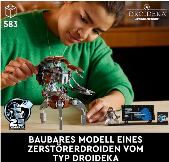 LEGO 75381 Star Wars Droideka kit for 37,99€ (instead of 46€)