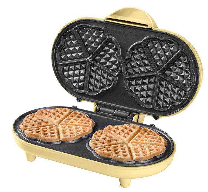 Bestron Doppel Waffeleisen mit Antihaftbeschichtung ab 22,99€ (statt 32€)