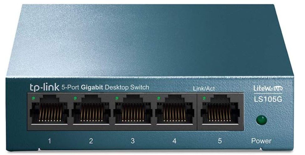 TP Link LS105G 5 Ports Gigabit Netzwerk Switch für 10€ (statt 16€)