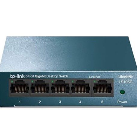 TP-Link LS105G 5-Ports Gigabit Netzwerk Switch für 11,80€ (statt 18)