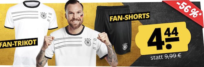 🇩🇪 DFB Deutschland Unisex Fan Trikot & Hose für je 4,44€ zzgl. VSK