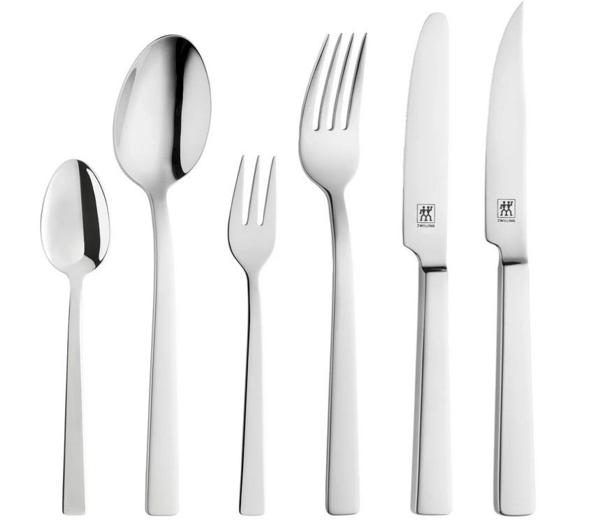 Zwilling King Edelstahl Besteckset + Steakmesser 12 Personen für 95,94€ (statt 134€)