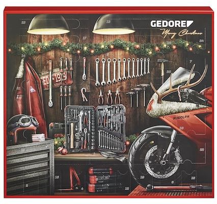 🔧 GEDORE Werkzeug Adventskalender (2022) 42 teilig für 28,20€ (statt 50€)