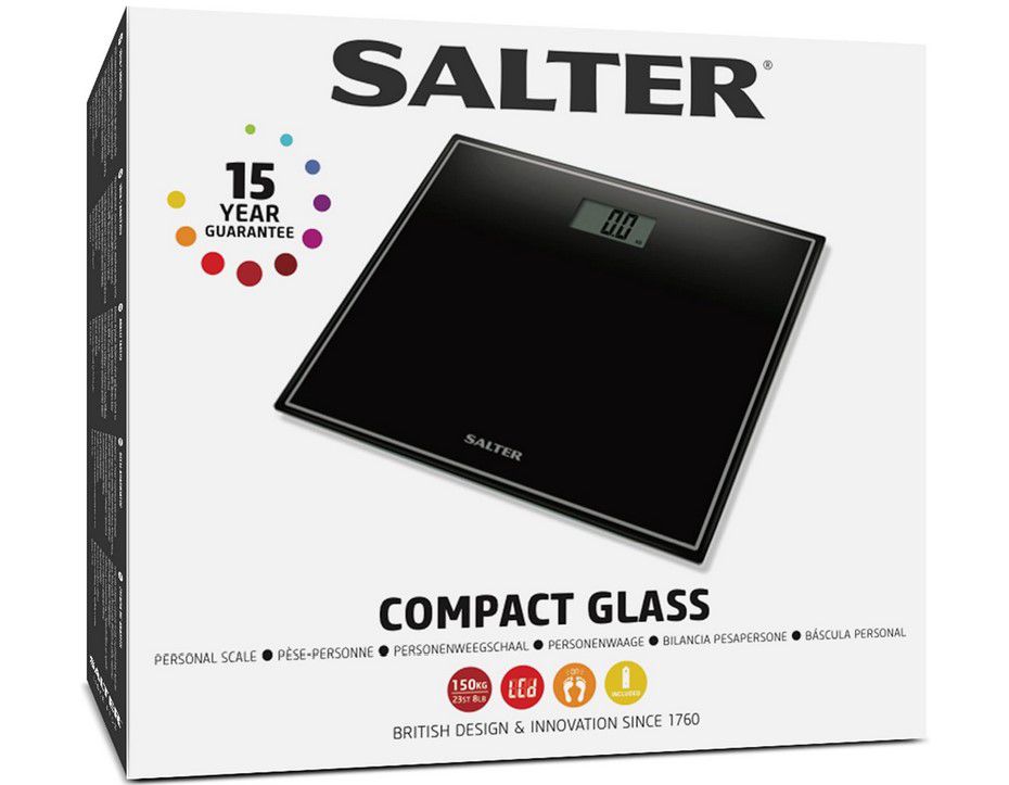 Salter 9207 BK3R digitale Badezimmerwaage für nur 9,29€ (statt 29€)