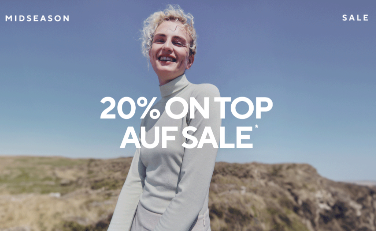 Tom Tailor Flash Sale 20% extra Rabatt im Sale bis Mitternacht!