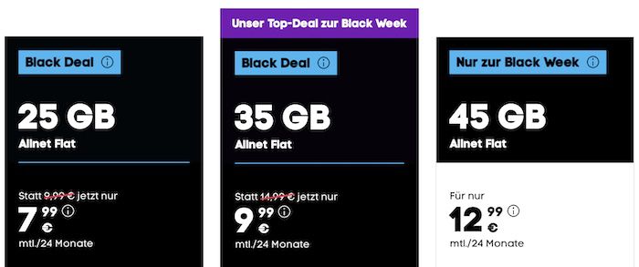 Blau o2 Allnet Flat 25GB 5G für 7,99€ mtl. oder 35GB für 9,99€ mtl.