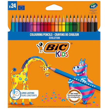 24er Pack BIC Kids ECOlutions Evolution Buntstifte ab 5,93€ (statt 13€)