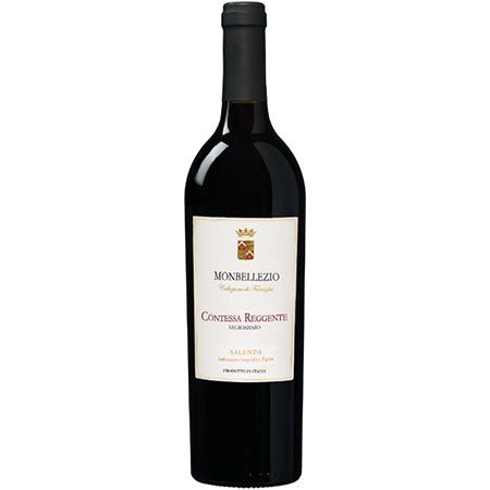 12 Flaschen Monbellezio Contessa Reggente Negroamaro für 58,89€ (statt 113€)