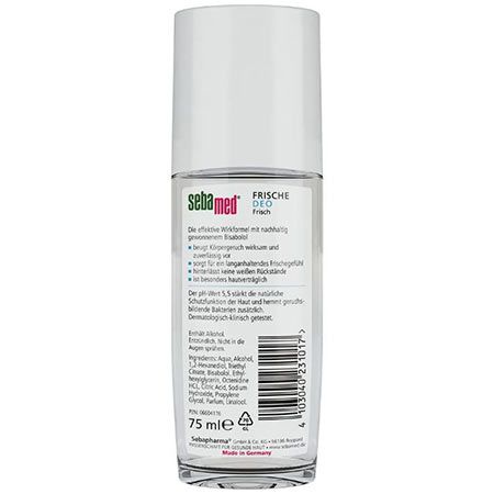 Sebamed Frische Deo Frisch Spray, 75ml ab 2,84€ (statt 4€)