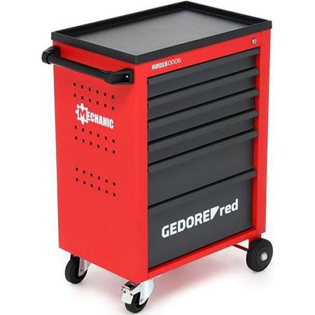 Gedore red Mechanic Werkstattwagen mit 6 Schubladen für 333,44€ (statt 449€)