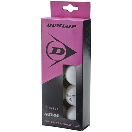 🏓 10er Pack Dunlop 40+ Tischtennisbälle für 3,99€ (statt 6€)