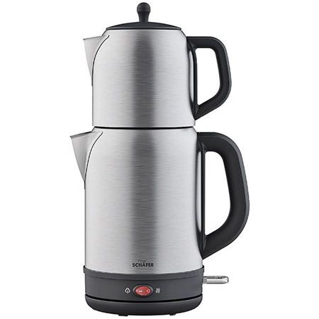 Schäfer 74173 Edelstahl Teekocher mit 1,7L für 49,94€ (statt 70€)