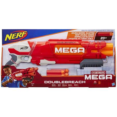 Hasbro Nerf MEGA Doublebreach Spielzeugblaster für 16,83€ (statt 33€)