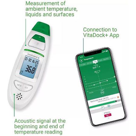 Medisana TM750 Connect Multifunktiosthermometer für 19,99€ (statt 25€)