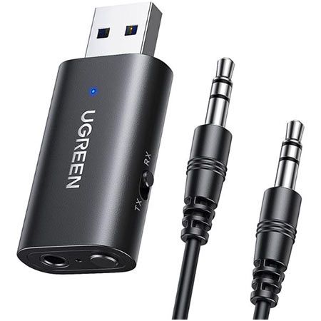 UGREEN 2 in 1 Bluetooth 5.1 Adapter mit Klinke für 12,99€ (statt 19€)