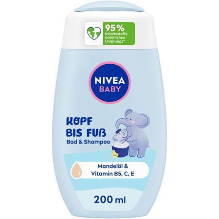 Nivea Baby Kopf bis Fuß Bad & Shampoo, 200ml ab 2,39€ (statt 4€)