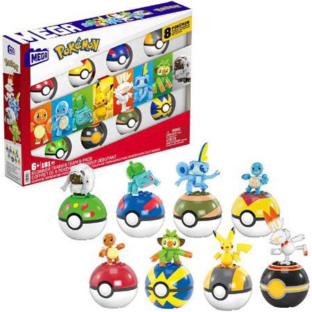 MEGA Pokémon Trainerteam mit 8 Figuren + Bälle für 50,99€ (statt 64€)