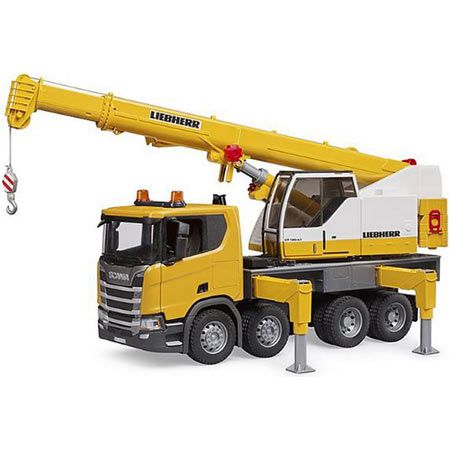 bruder 03571 – Scania Super 560R Liebherr Kran-LKW für 57,59€ (statt 76€)