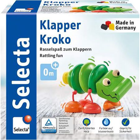 Selecta Klapper Kroko, Greifspielzeug für 6,45€ (statt 16€)