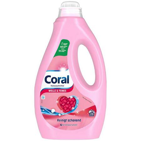 Coral Feinwaschmittel Wolle & Feines, 23 WL ab 3,32€ (statt 4,59€)