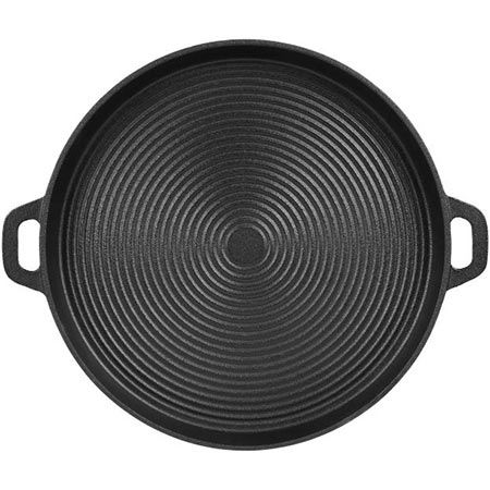 Grillmeister Gusseiserne Grillpfanne, 34cm für 18,94€ (statt 31€)