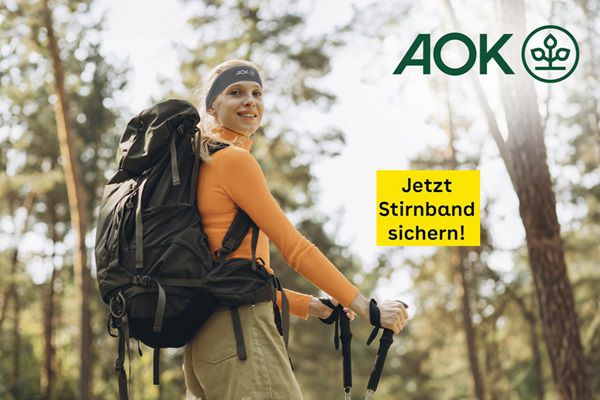 Lokal: Gratis Stirnband bei der AOK Bayern