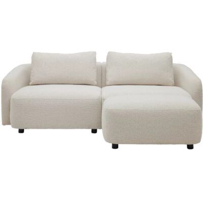 🛋️ Mömax Couch Tiva Creme für 748€ mit 220cm Breite inkl. Kissen (statt 948€)