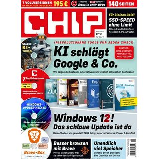 Chip Plus im Jahres Abo mit 12 Ausgaben für nur 34,90€ (statt 107€)