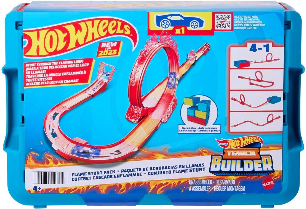 Hot Wheels Track Builder Flame Stunt Pack HMC04 für 19,49€ (statt 27€)