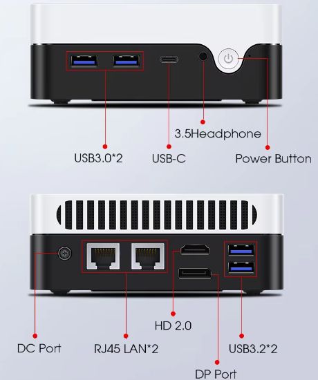 CHUWI LarkBox X Mini PC Intel N100, 12GB RAM, 512GB SSD & Win 11 für 161€ (statt 338€)