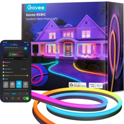 Noch bis 22Uhr! Govee Outdoor Neon LED Strip 10m für 139,99€ (statt 200€)