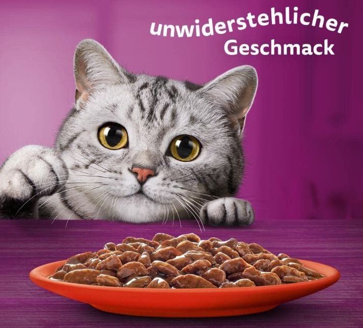 Schnell!? 🙀 Whiskas 1+ Katzennassfutter Klassische Auswahl 84 x 85g ab 13,49€ (statt 27€)