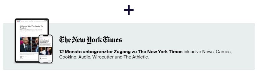 📰 FAZ+ Digital   5 Monate für 5€ mtl. + Code für gratis 12 Monate New York Times Digital