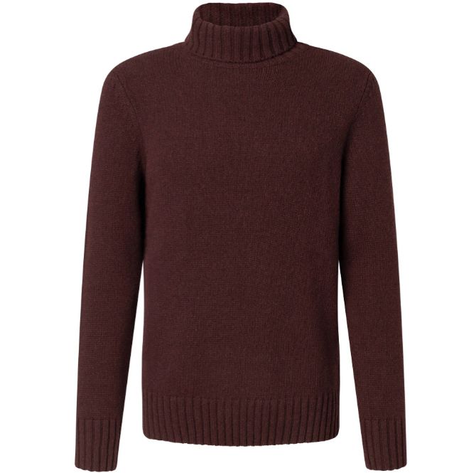 Windsor Kaschmir Pullover ECOSIO in Bordeaux Rot für 399,20€ (statt 499€)