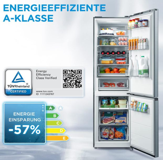 ❄️ Midea MDRB521MGA46O Kühl /Gefrierkombination für 849€ (statt 975€)