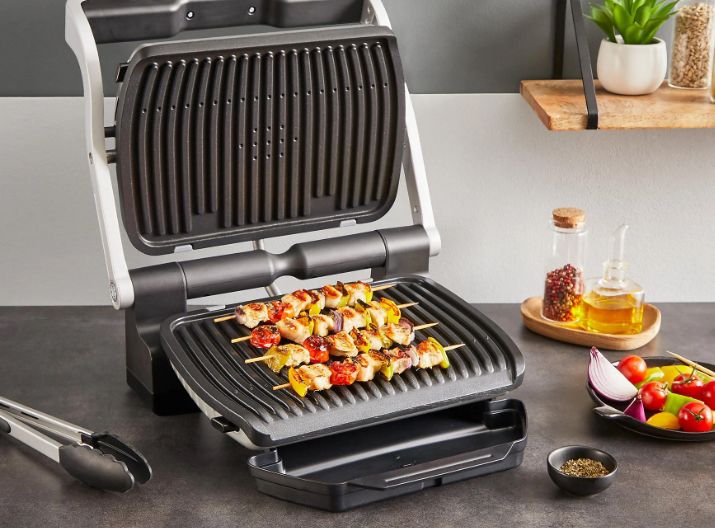 🥩 Tefal OptiGrill+ GC718D mit Grillzange für 116,99€ (statt 140€)