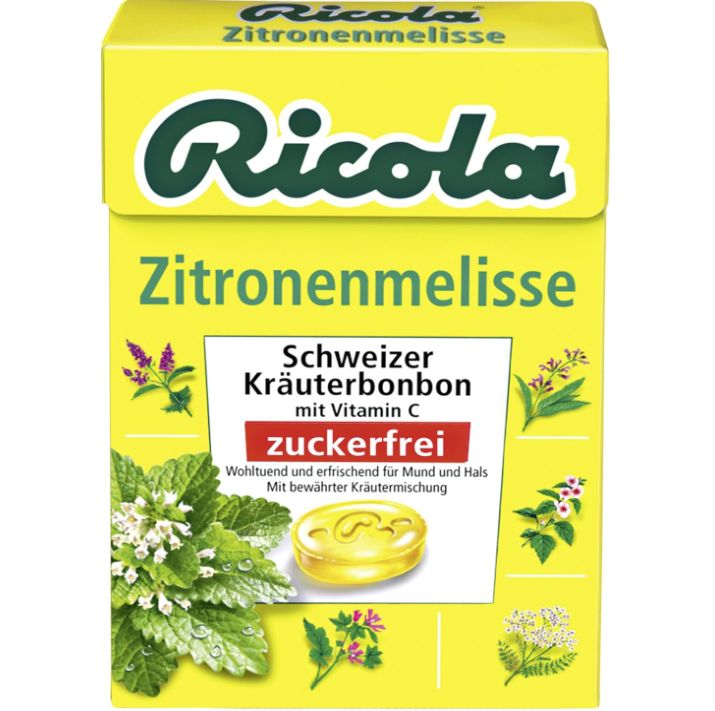 Ricola Zitronen  Melisse ohne Zucker   20 x 50g für 23,60€ (statt 37€)